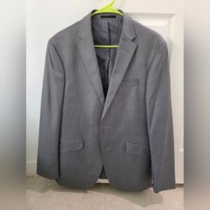 Classic Gray Men's Two-Button Blazer / Suit Jacket Kenneth Cole